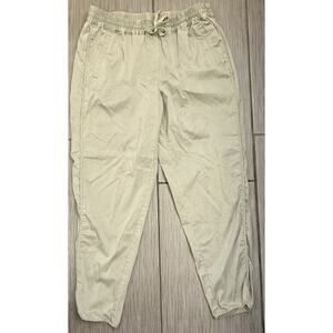 J Jill Green Pull On Pants Size Large Lyocell Blend Pull On